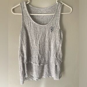Grey Latched Mama Nursing Tank Top